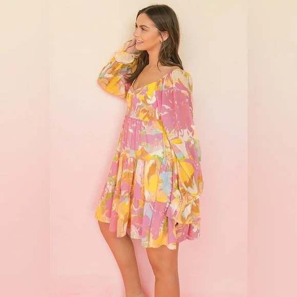 BOHME floral dress | size L - Picture 6 of 6